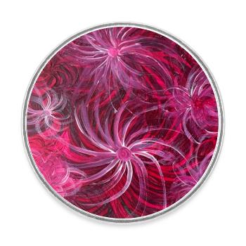 Fridge magnets & accessories by Martina Eßer - Round  fridge magnet - white - Front