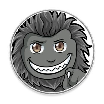 "YOU" are the best - Round  fridge magnet - white - Front