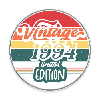 Vintage 1994 Limited edition - Magnet rond - blanc - Devant