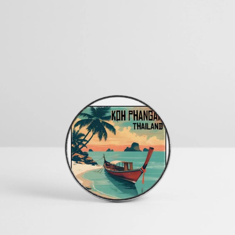 Koh Phangan, Thaïlande Magnet rond