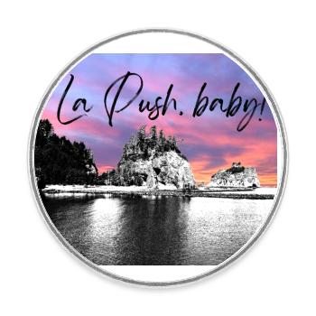 La Push, baby! Illustration - Round  fridge magnet - white - Front