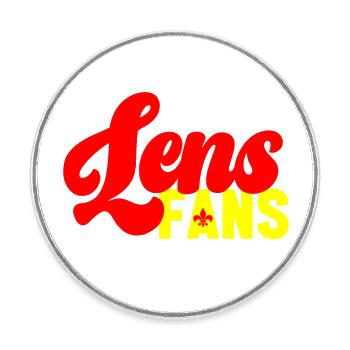 Lens Fans - Magnet rond - blanc - Devant