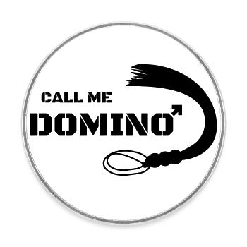 Drag of Dominatrix - Round  fridge magnet - white - Front