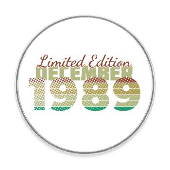 35e anniversaire Édition Limitée (SCR) 12/1989 - Magnet rond - blanc - Devant