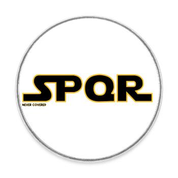 Bella Stellaria - SPQR - Roma Stellare - Magnet rond - blanc - Devant
