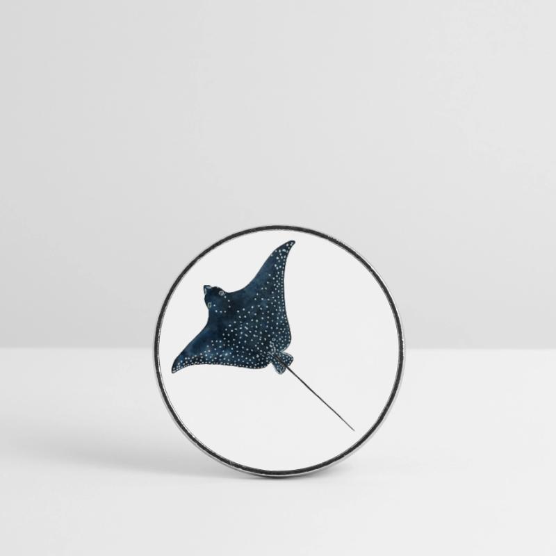 Rays Eagle Rays Stingrays Reef Plongée Magnet rond