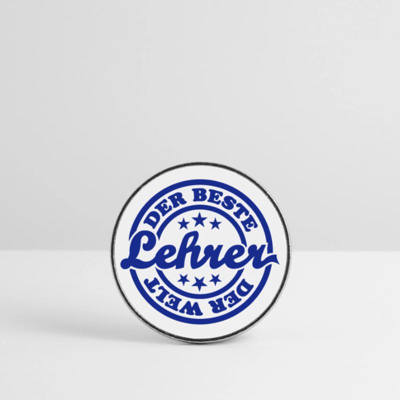 Bedste Lærer (stempel) Rund køleskabsmagnet