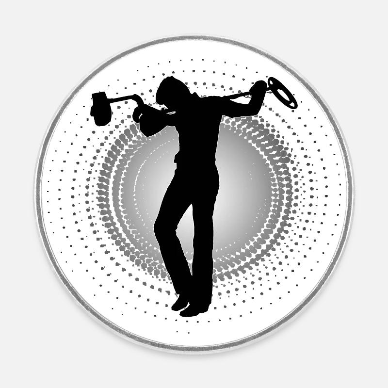 Detectorists - Round  fridge magnet - white
