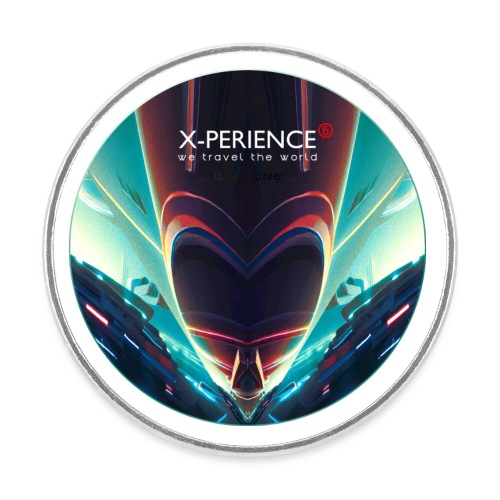 X-Perience - DiscOne - Runder Kühlschrankmagnet