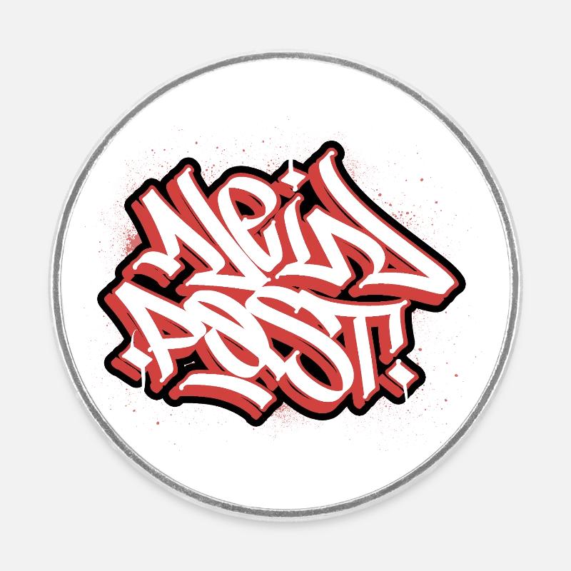 NOUVEL ARTICLE ! - Magnet rond - blanc