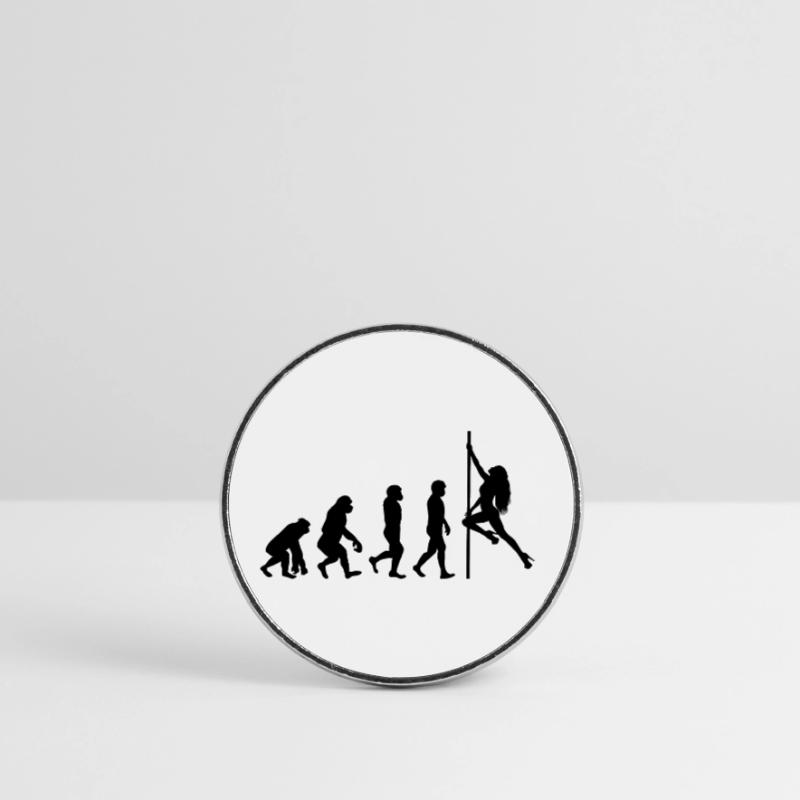 Pole Sport Dance Evolution Dancer Acrobatics Round  fridge magnet