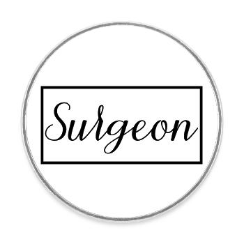 Chirurgien Fier Diplômé Chirurgien Docteur Etudiant - Magnet rond - blanc - Devant