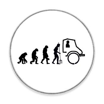 Unimog Evolution - Offroad - Couleurs modifiables - Magnet rond - blanc - Devant