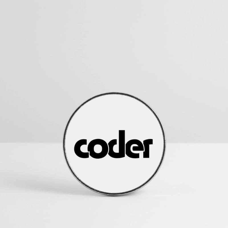 Coder Round  fridge magnet