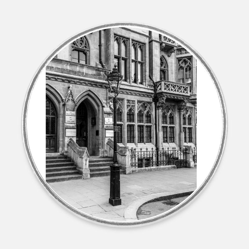 Splendeur gothique - Magnet rond - blanc