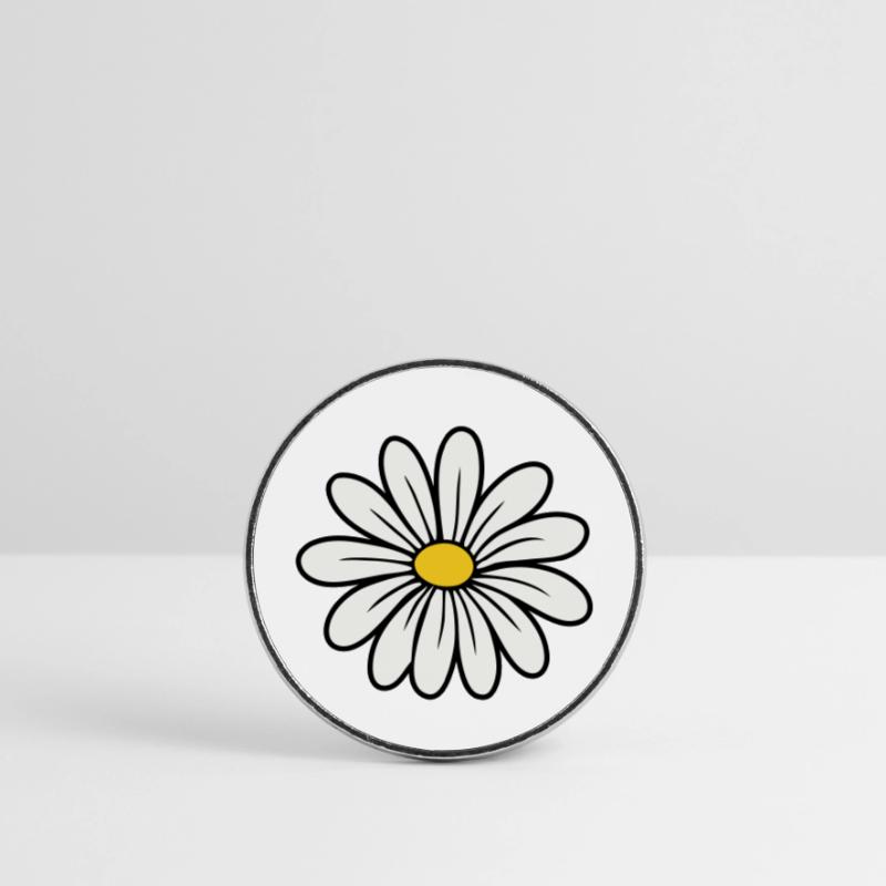 Gänseblümchen Runder Kühlschrankmagnet