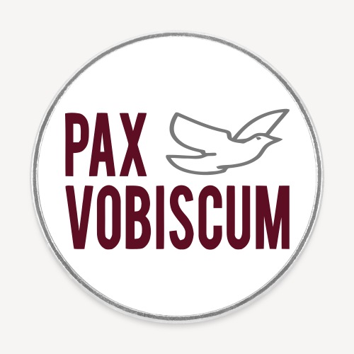 PAX VOBISCUM - Rund køleskabsmagnet
