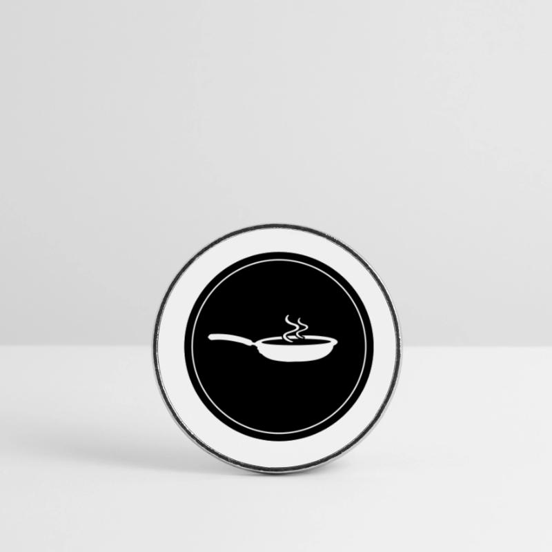 Pan cook Round  fridge magnet