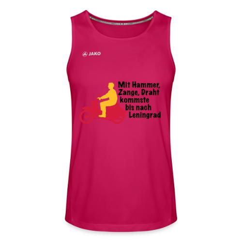 Schwalbe Spruch mit Mann - JAKO Männer Tanktop Run 2.0