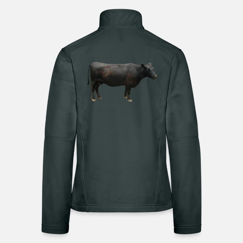 Beef black - Women's Softshell Jacket - mouse grey