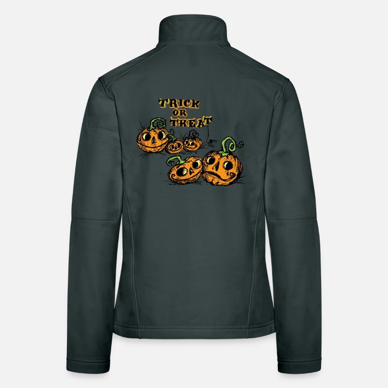  Halloween Süßes oder Saures Trick or Treat süss Frauen Softshelljacke