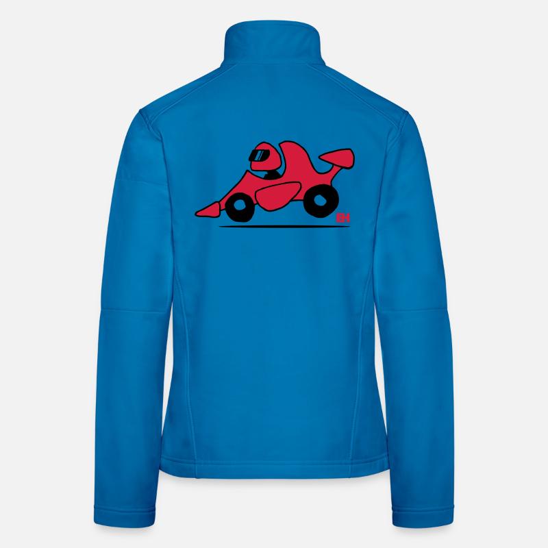 voiture de course Veste en tissu softshell Femme