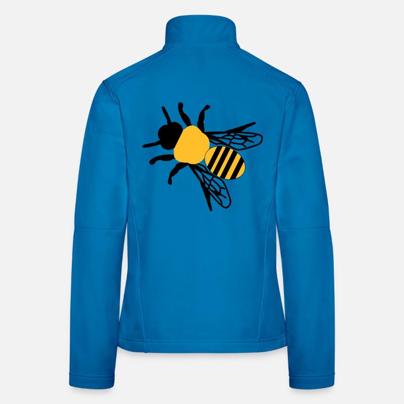 Biene klein - Frauen Softshelljacke - Lichtblau