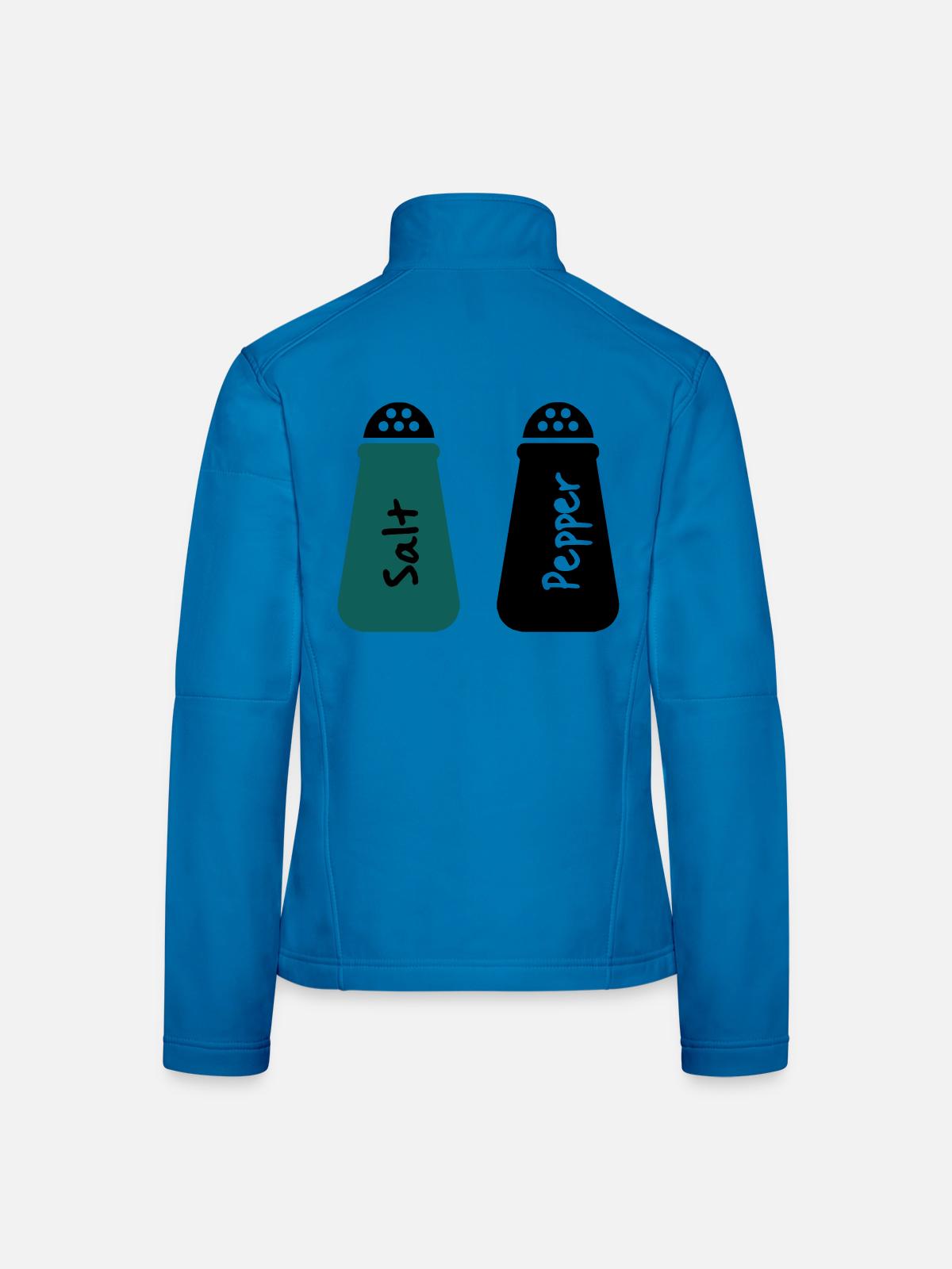salz und pfeffer - Frauen Softshelljacke - Lichtblau - Hinten