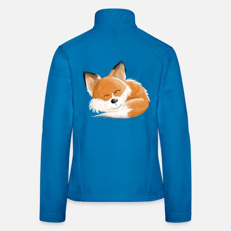 Fuchs ist so Müde - Füchse - Rotfuchs - Schlafen Frauen Softshelljacke