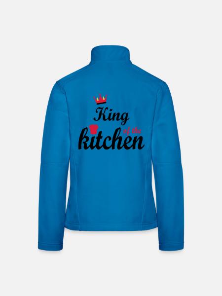 cooking - Women's Softshell Jacket - light blue - Back