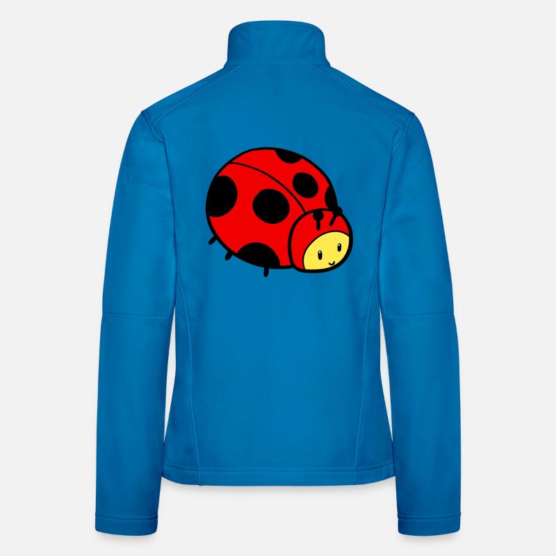 Junger Marienkäfer Frauen Softshelljacke