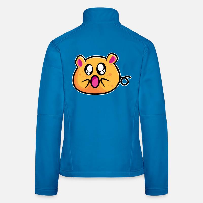 Drôle de souris Veste en tissu softshell Femme