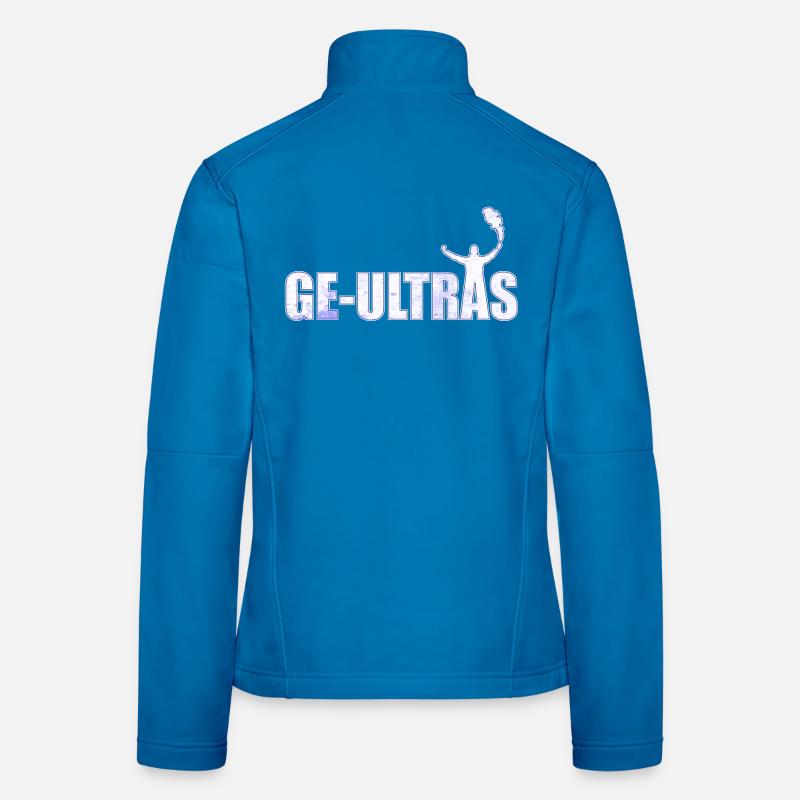 Gelsenkirchen Ultras GE Idée cadeau Veste en tissu softshell Femme