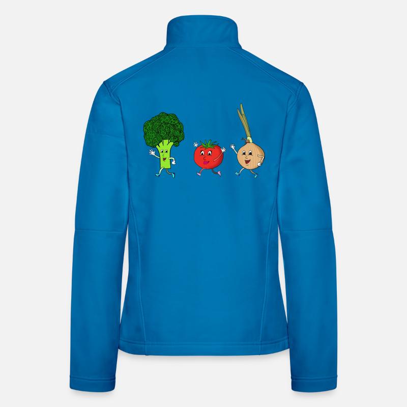 Vegetable Parade Women's Softshell Jacket