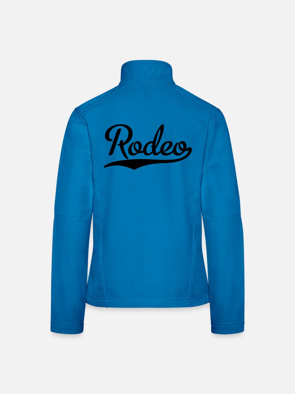 Rodeo - Frauen Softshelljacke - Lichtblau - Hinten