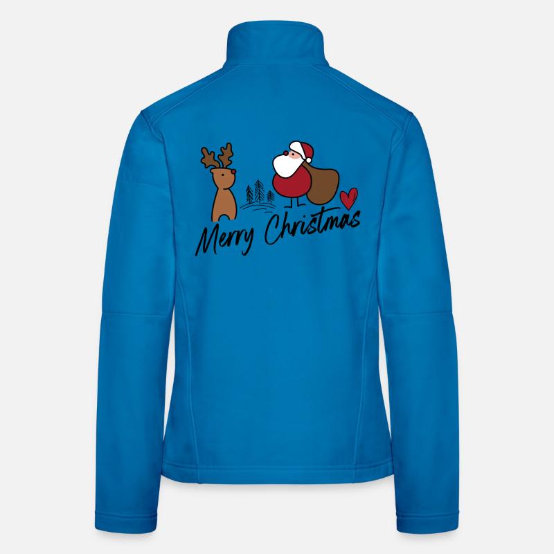 Weihnachten Frauen Softshelljacke