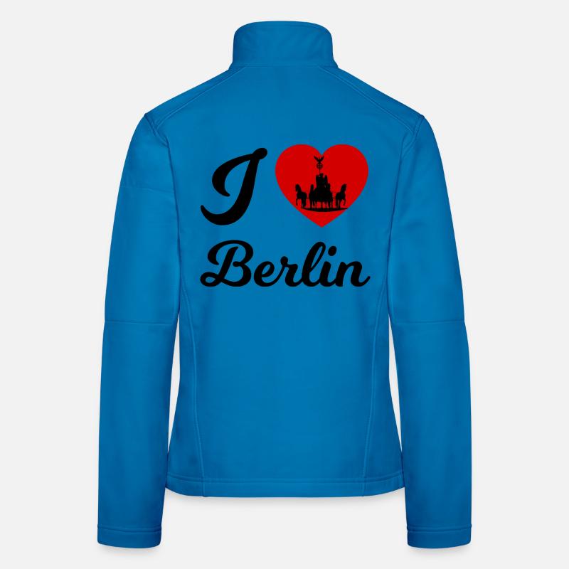 Berlin Allemagne Veste en tissu softshell Femme