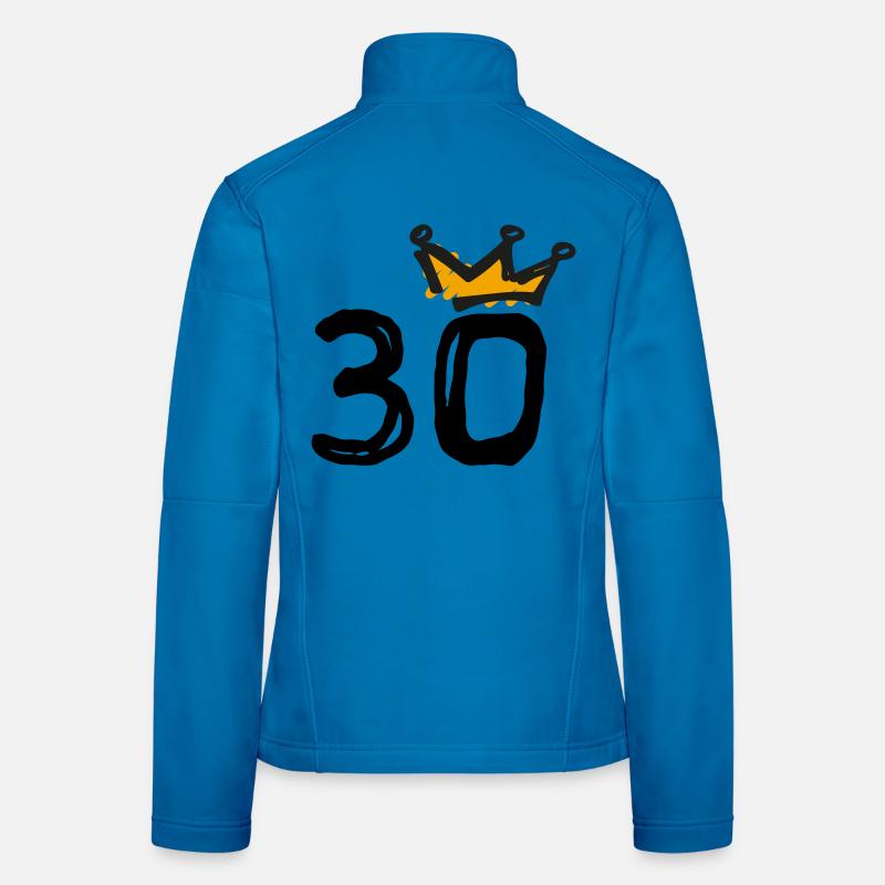 30. Geburtstag Krone Frauen Softshelljacke