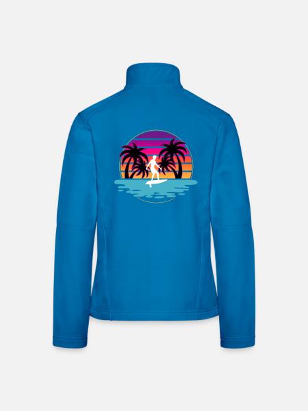 Hydrofoil Surfing Surf Surfer Hydrofoil Surfen - Frauen Softshelljacke - Lichtblau