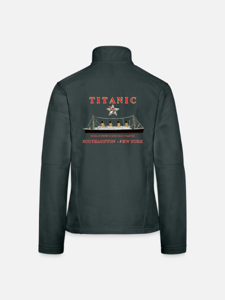 TITANIC CREATION Louis RUNEMBERG © Adagp - Women's Softshell Jacket - mouse grey - Back
