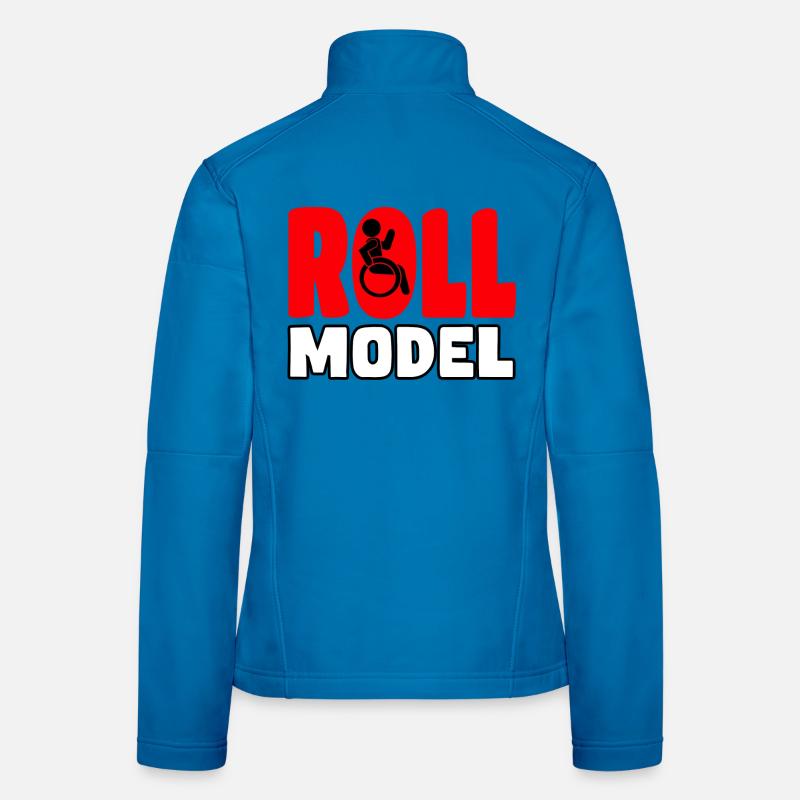 Jeder Rollstuhlfahrer ist ein Rollenmodell* Frauen Softshelljacke