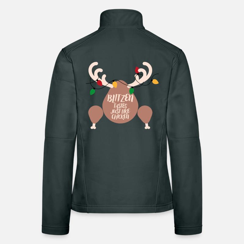 Decorated thigh: chicken flavour Women's Softshell Jacket