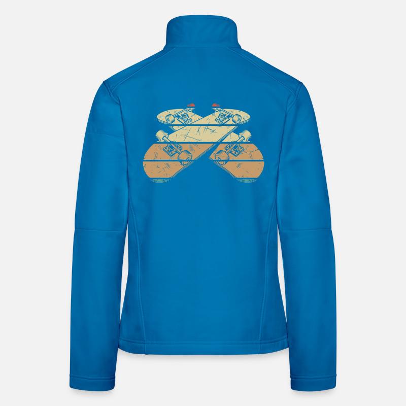Skateboard Vintage Gaming - Women's Softshell Jacket - light blue