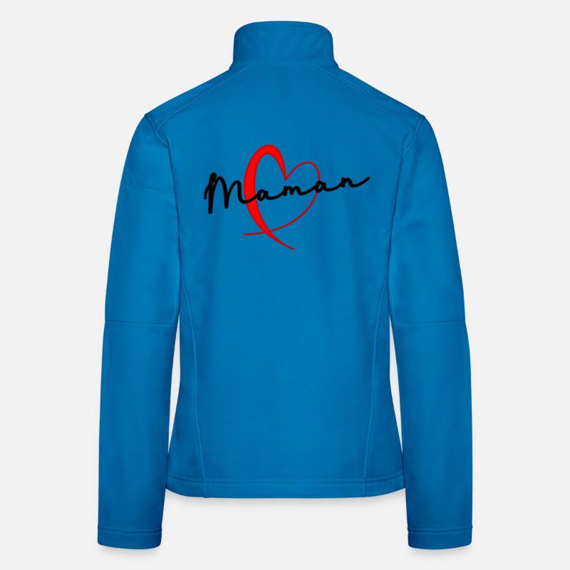 MAMA. MUTTERTAG. SCHÖNEN MUTTERTAG. ICH LIEBE DICH Frauen Softshelljacke