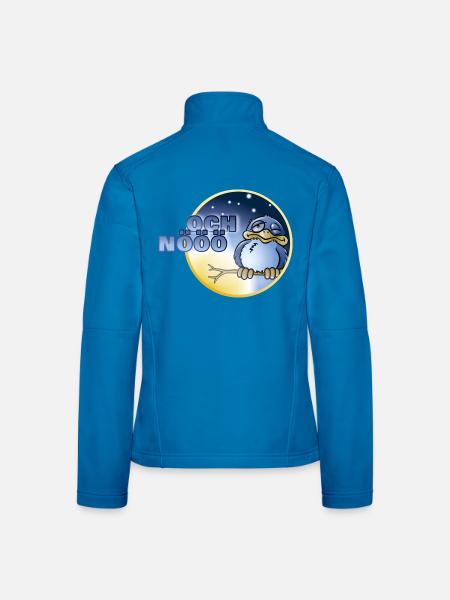 Konsumeinheit Sleepy Bird im Kreis - Frauen Softshelljacke - Lichtblau