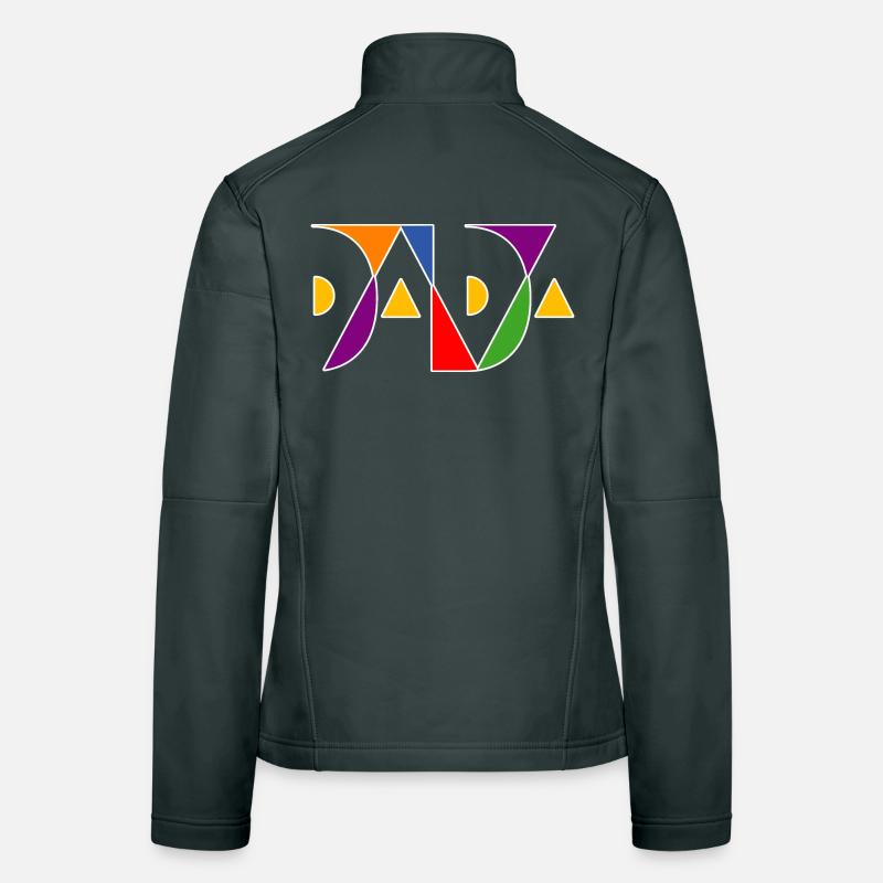 DADA est coloré ! Veste en tissu softshell Femme