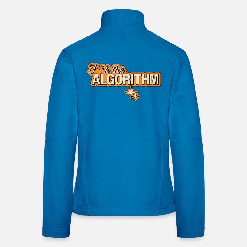 Fk l’algorithme – Rébellion numérique Veste en tissu softshell Femme