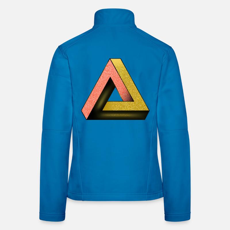Penrose triangle Women's Softshell Jacket