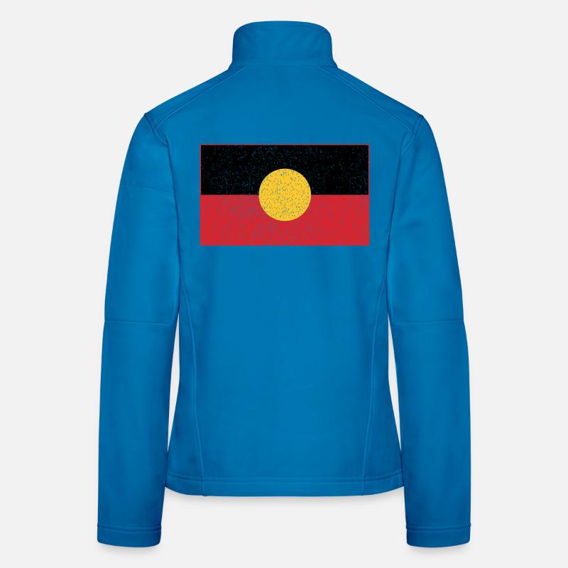 Aborigines in Australien - Frauen Softshelljacke - Lichtblau