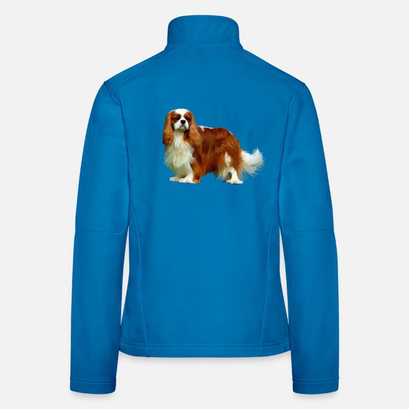 Cavalier King Charles Spaniel Frauen Softshelljacke